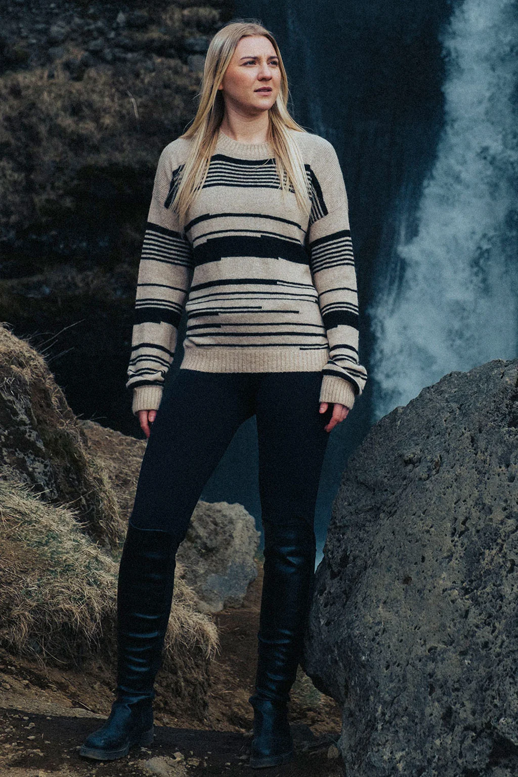 Marissa Crew-Neck Baby Alpaca Sweater - Image 2
