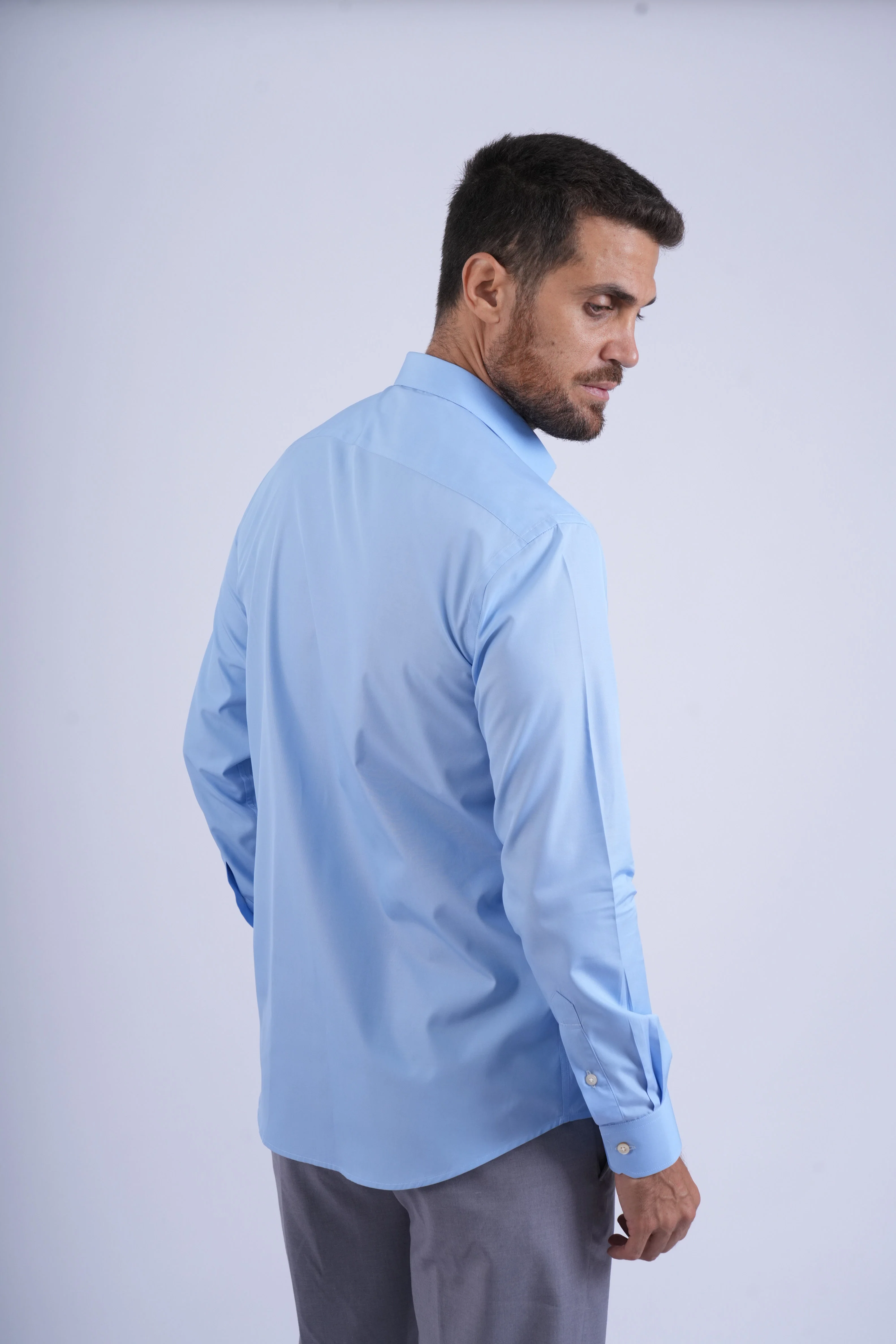 Men’s Premium Cotton Dress Shirt - Image 14