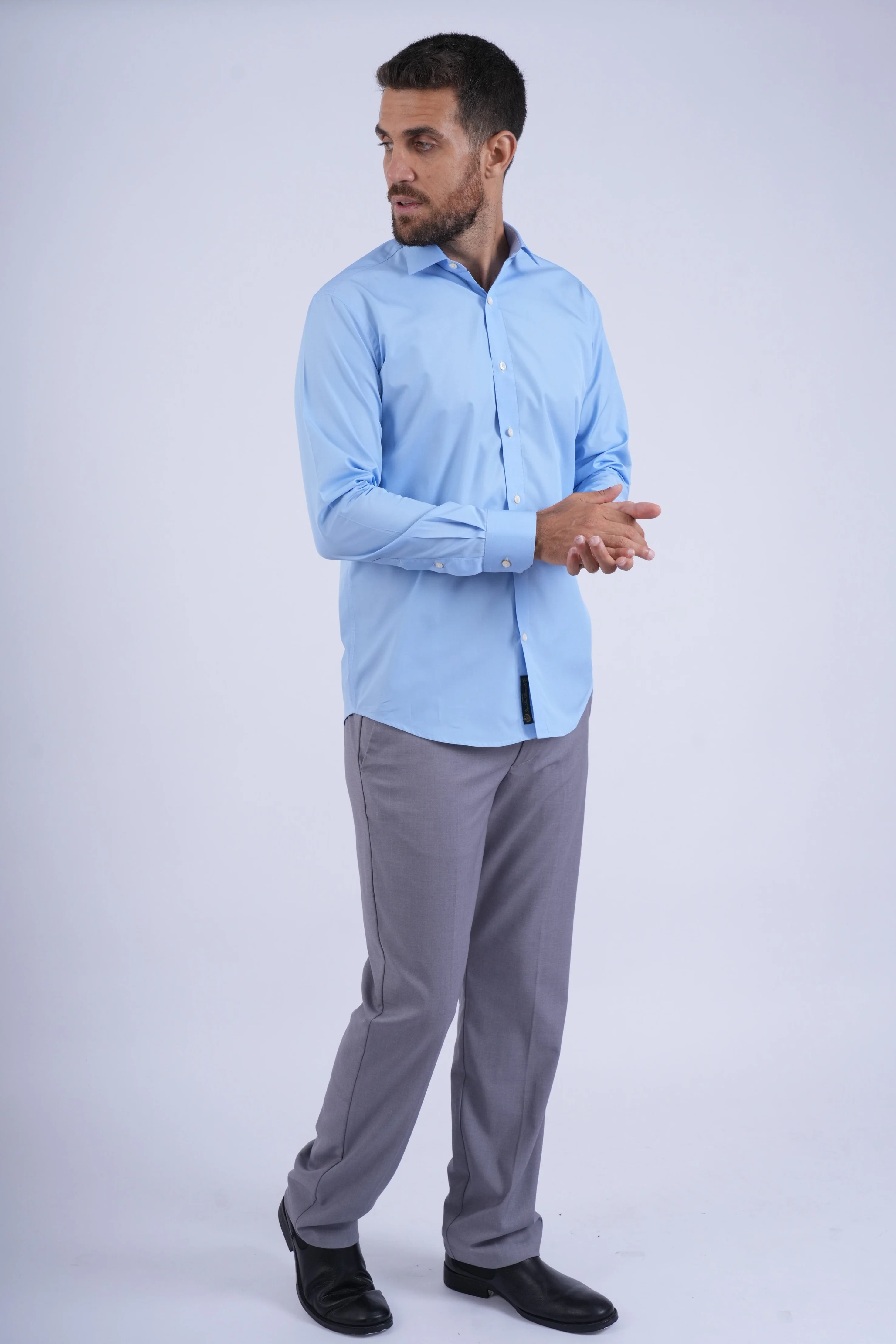 Men’s Premium Cotton Dress Shirt - Image 15