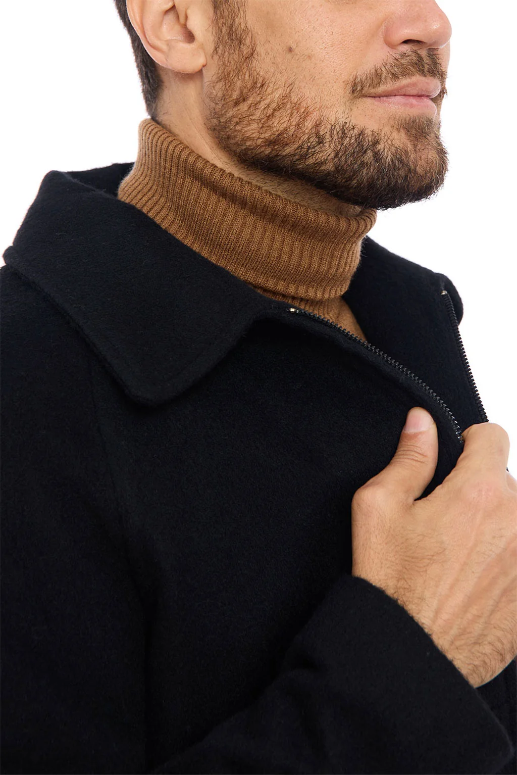 Men's Casual Baby Alpaca Jacket - Image 6