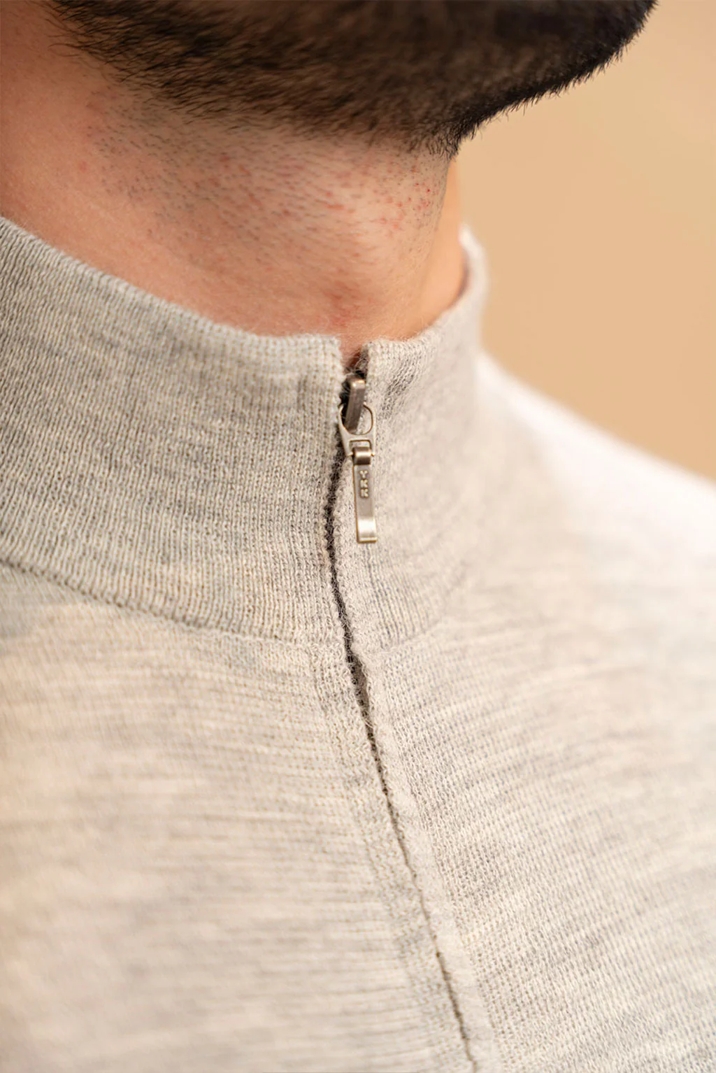 Men's Full-Zip Baby Alpaca Cardigan - Image 9