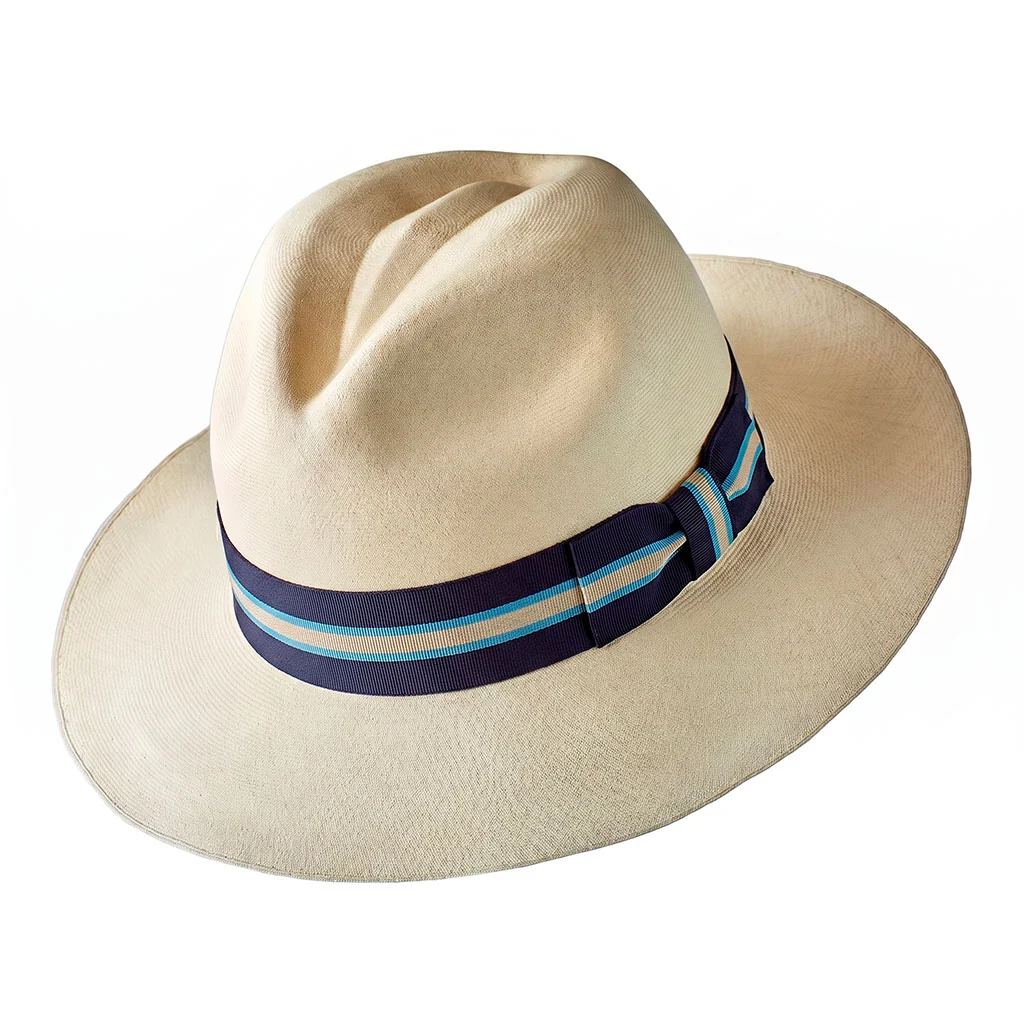 Montecristi Panama Hat Classic Fedora Extra Fine Weave - Image 6
