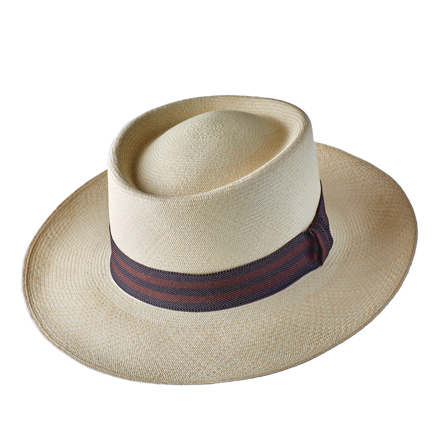 Montecristi Panama Hat Havana Style Fine Fine Weave - Image 8