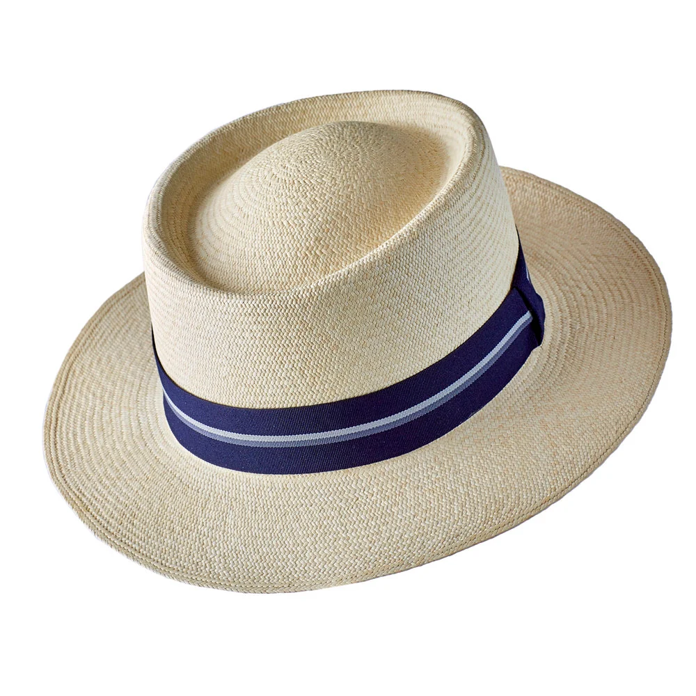 Montecristi Panama Hat Havana Style Fine Weave - Image 4