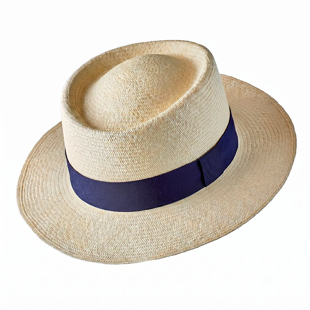 Montecristi Panama Hat Havana Style Fine Weave - Image 13