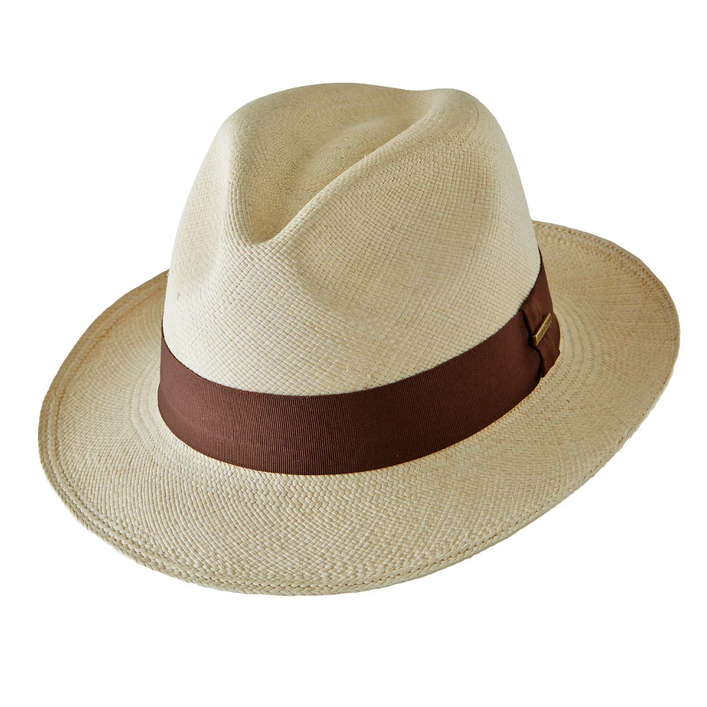 Panama Hat Classic Fedora Style Standard Weave - Image 4