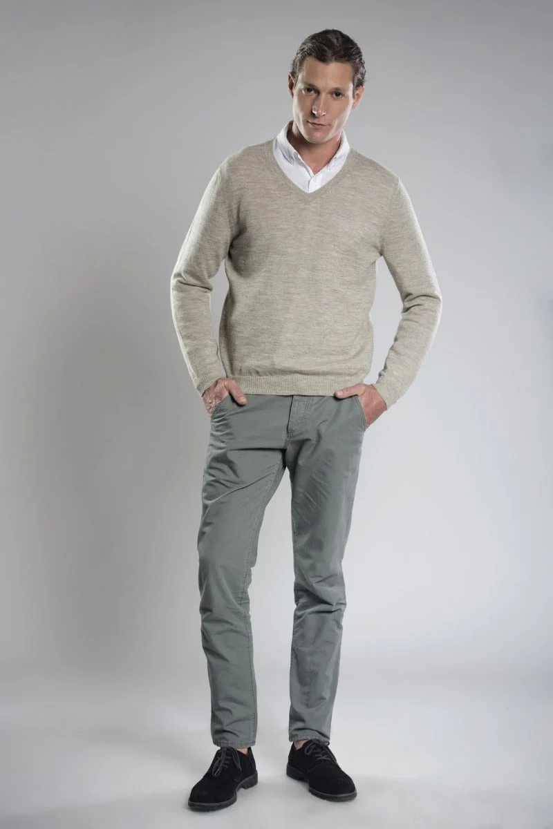 Odin V-neck Llama Sweater - Image 10