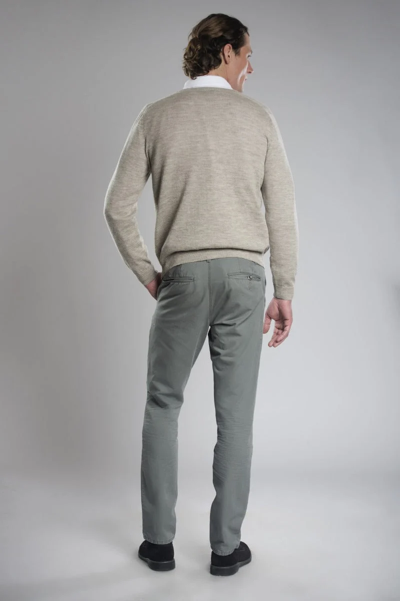 Odin V-neck Llama Sweater - Image 9