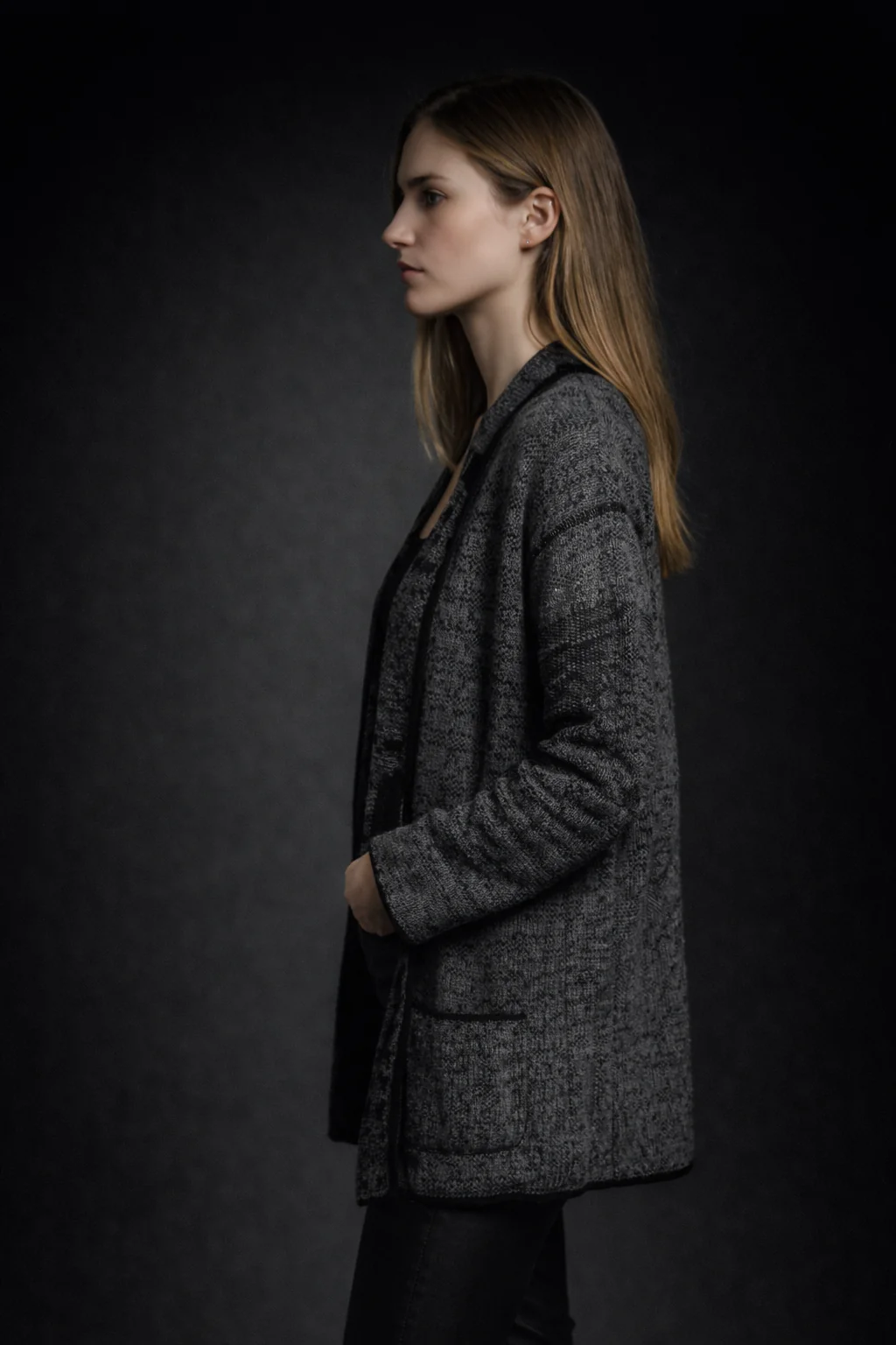 Patchwork Reversible Cardigan - Image 2