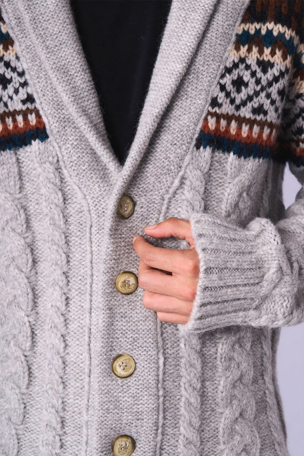 Seul Alpaca Cardigan - Image 6