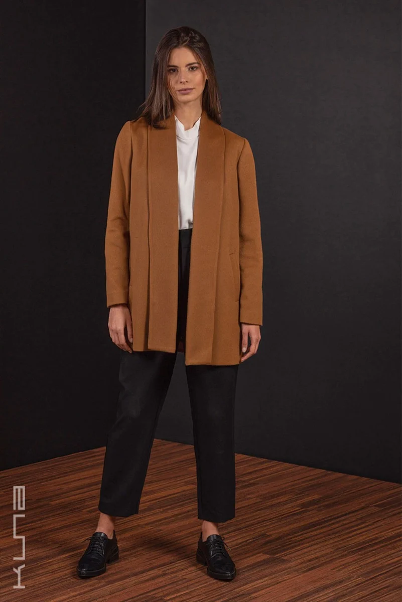 Short 100% Vicuña Swing Coat - Image 3