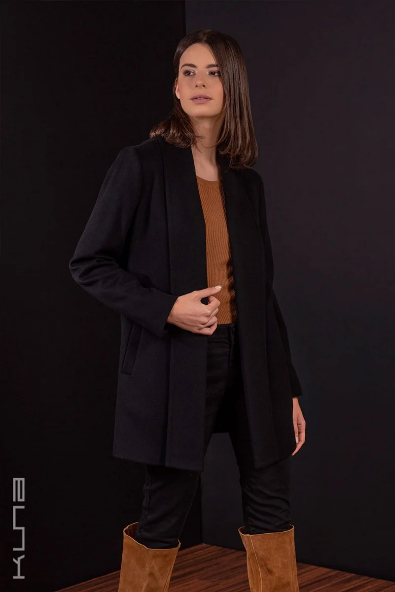 Short 100% Vicuña Swing Coat - Image 5