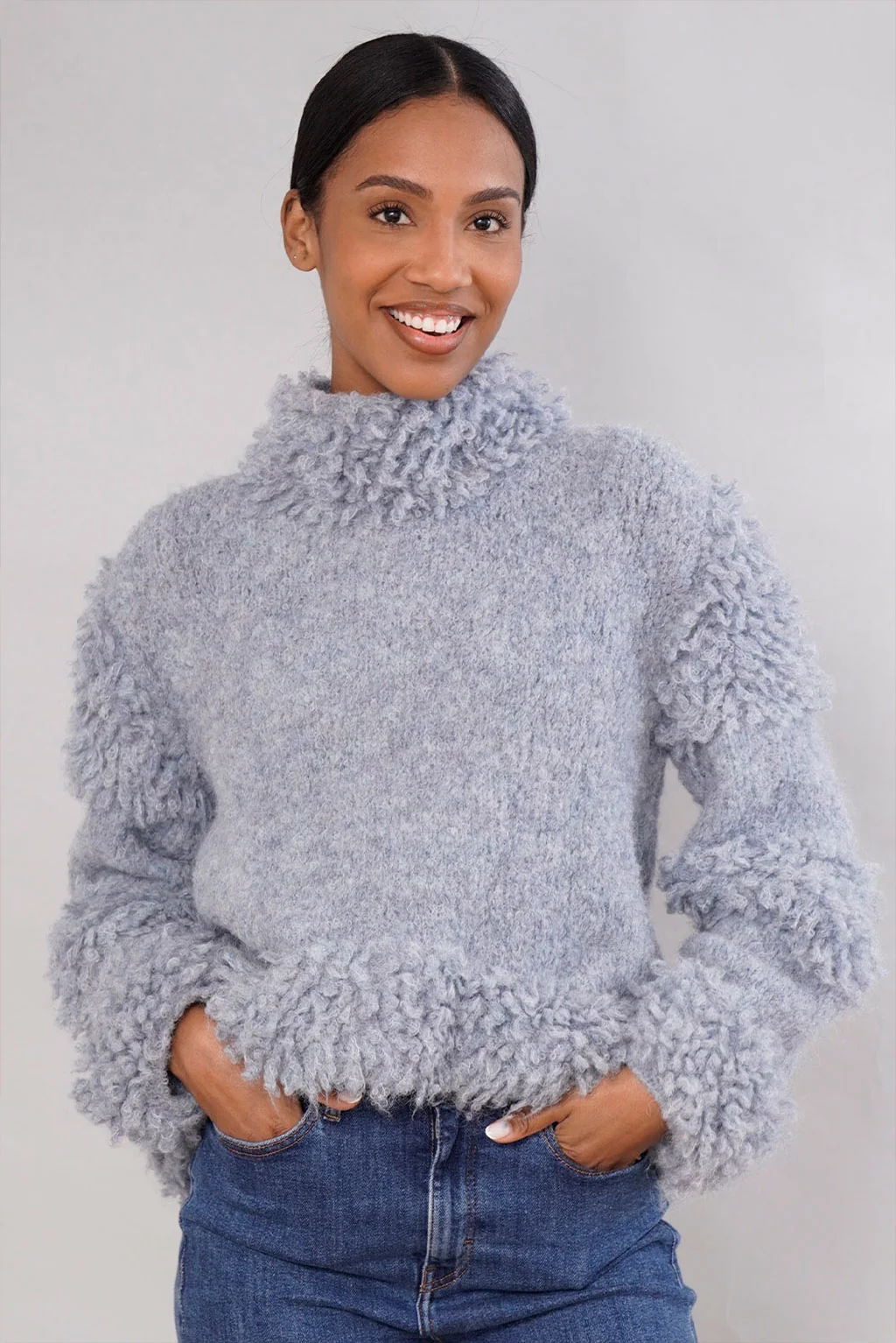 Snowfall Handknit Alpaca Sweater - Image 5