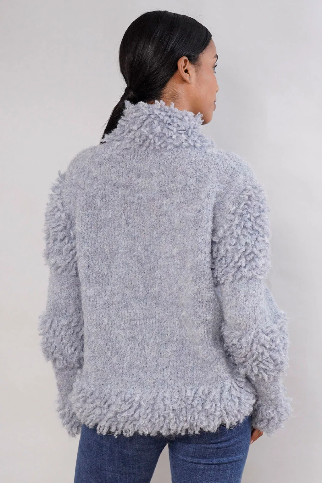 Snowfall Handknit Alpaca Sweater - Image 7