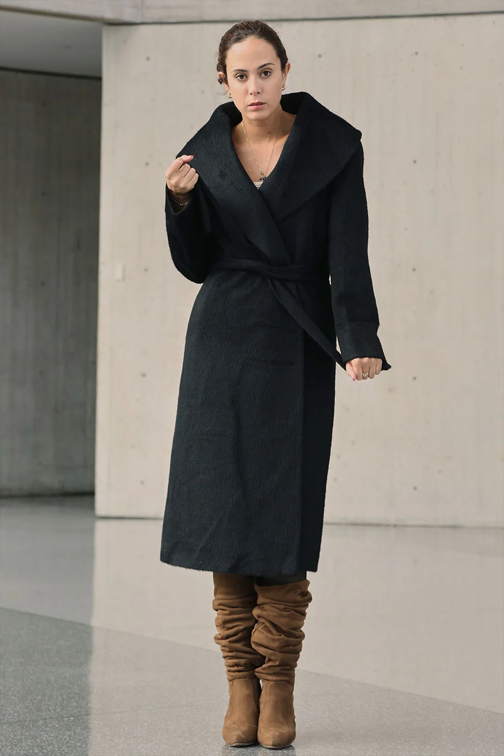 Solange Baby Alpaca Suri Coat - Image 12