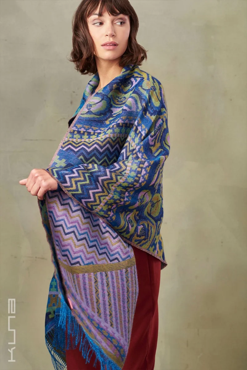 Templo Baby Alpaca and Silk Shawl - Image 10