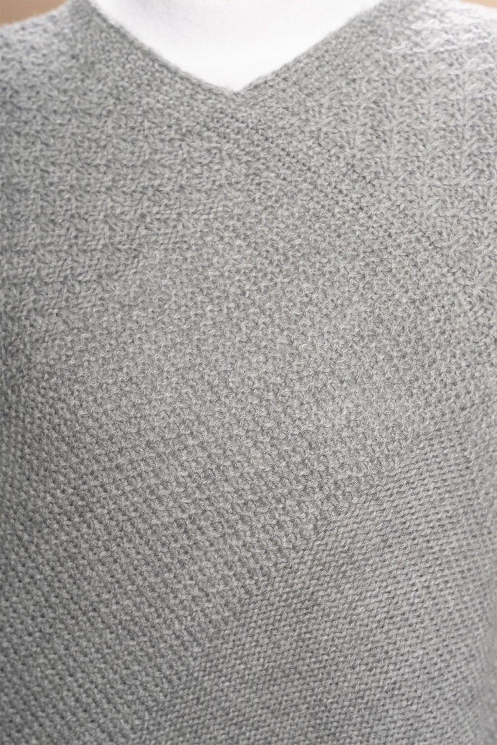 Textured Baby Alpaca Poncho - Image 18