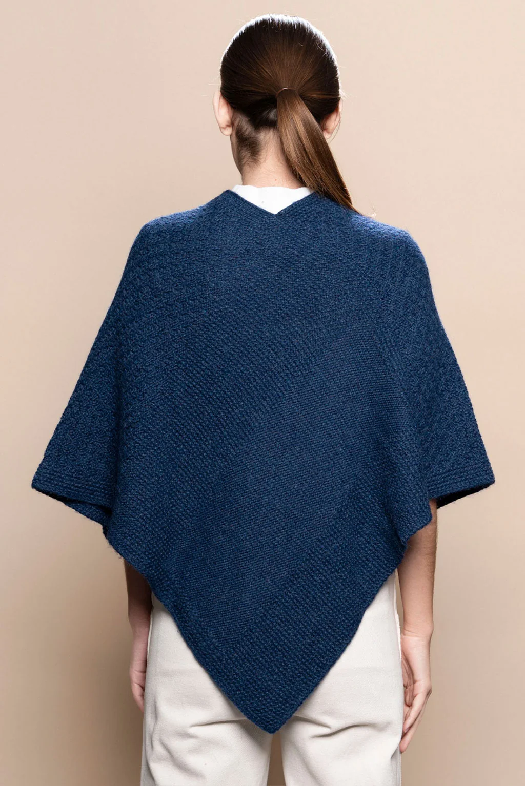Textured Baby Alpaca Poncho - Image 21