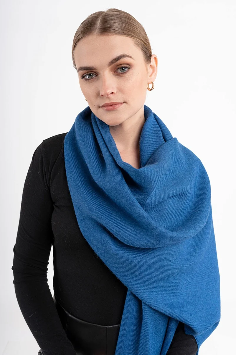 Unicolor Classic Baby Alpaca Wrap/Scarf - Image 16