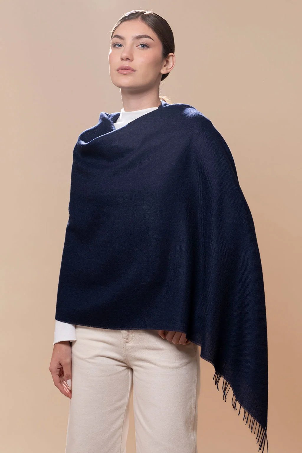 Unicolor Classic Baby Alpaca Wrap/Scarf - Image 4