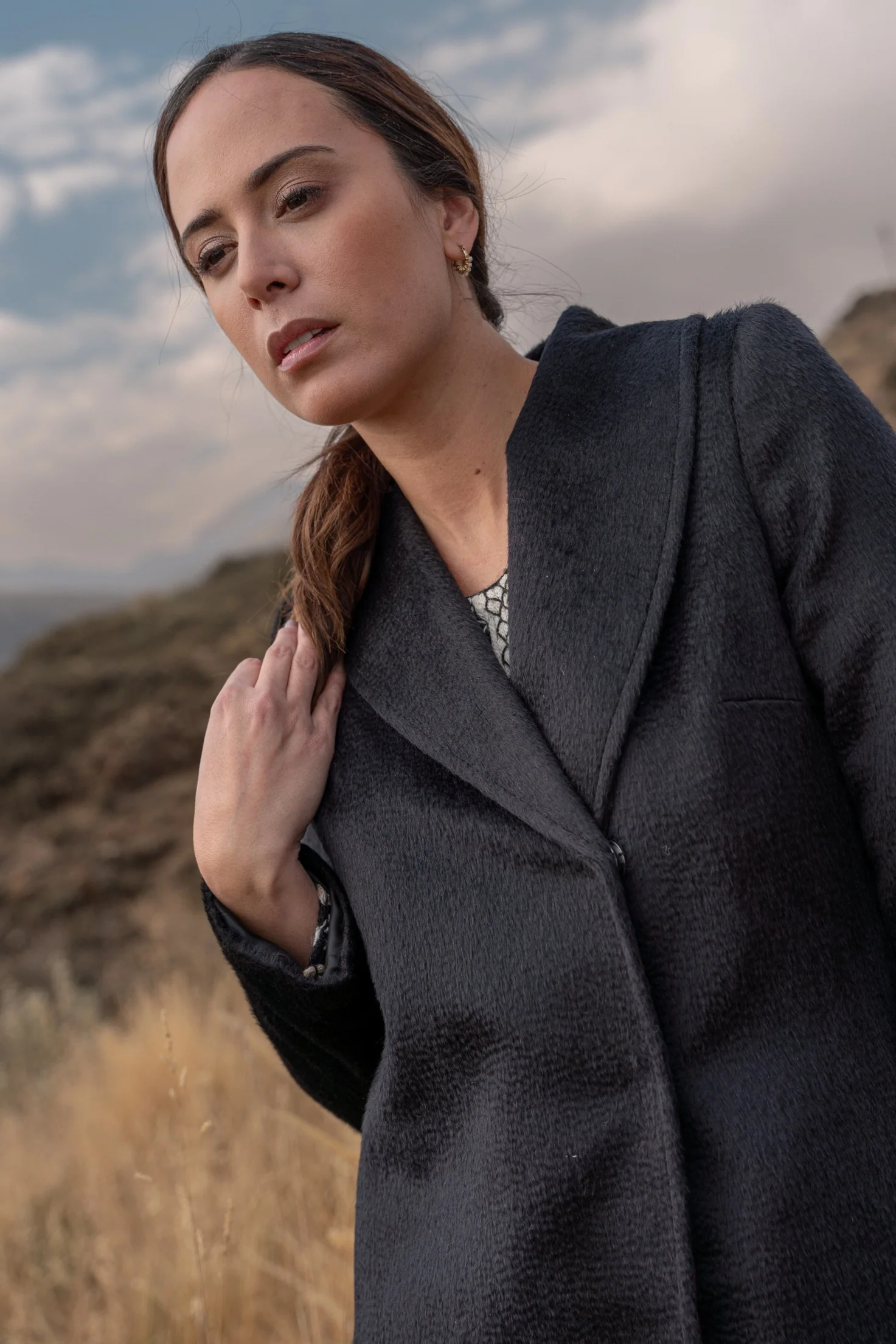 Uriah Baby Alpaca Suri Coat - Image 6