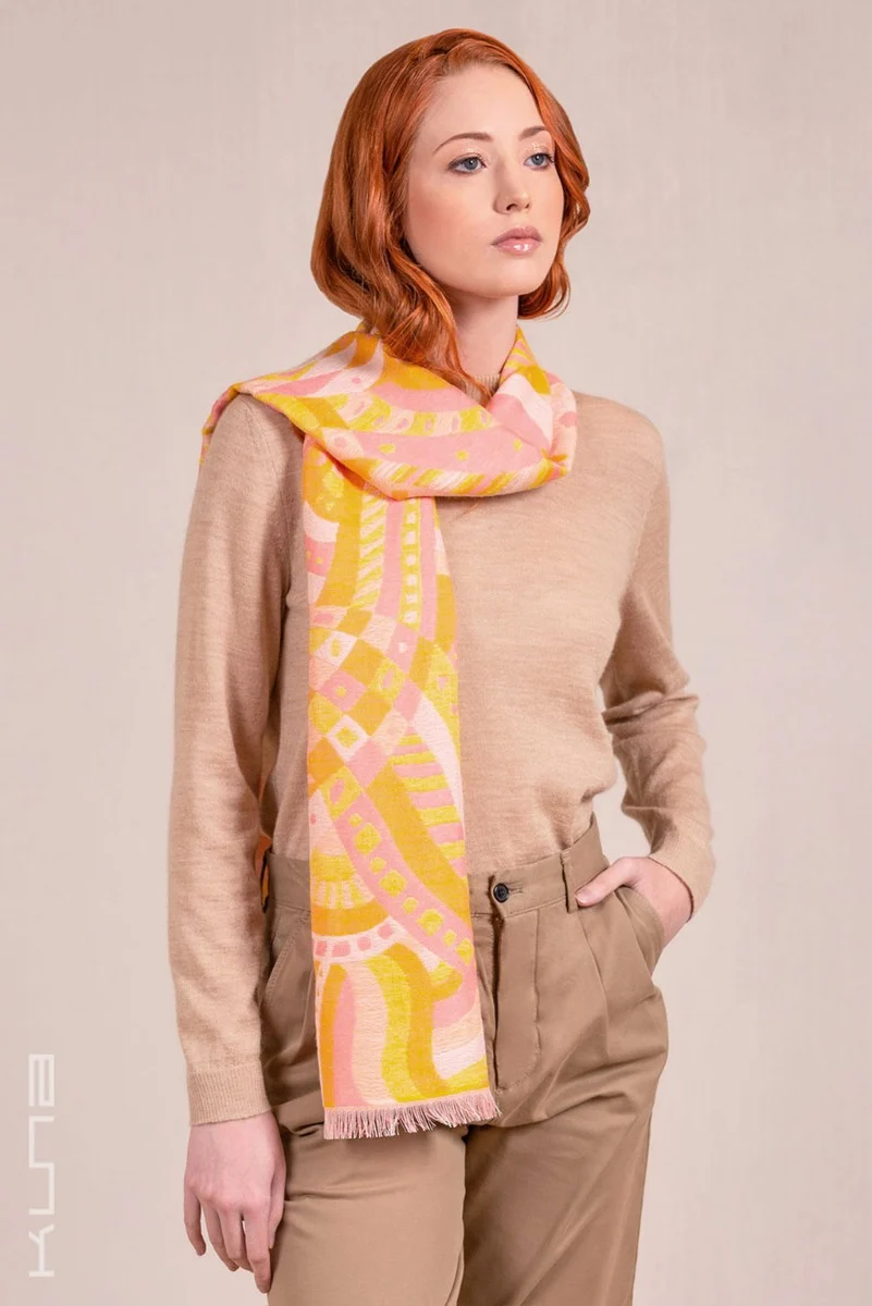 Vaccarella Baby Alpaca & Silk Scarf