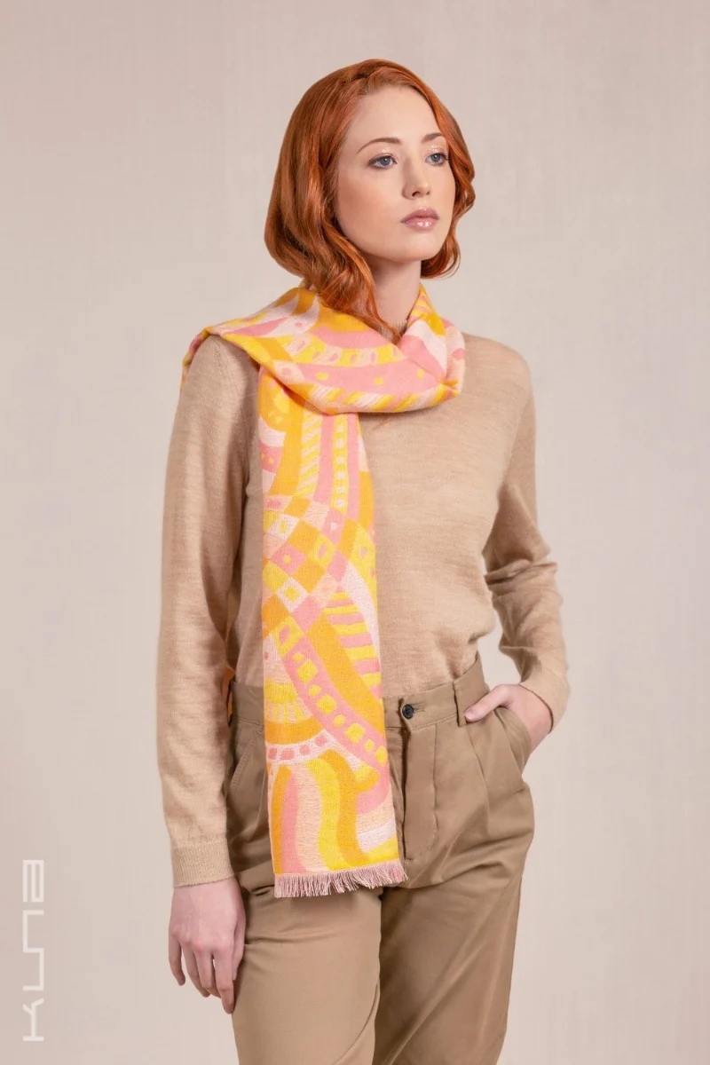 Vaccarella Baby Alpaca & Silk Scarf - Image 13