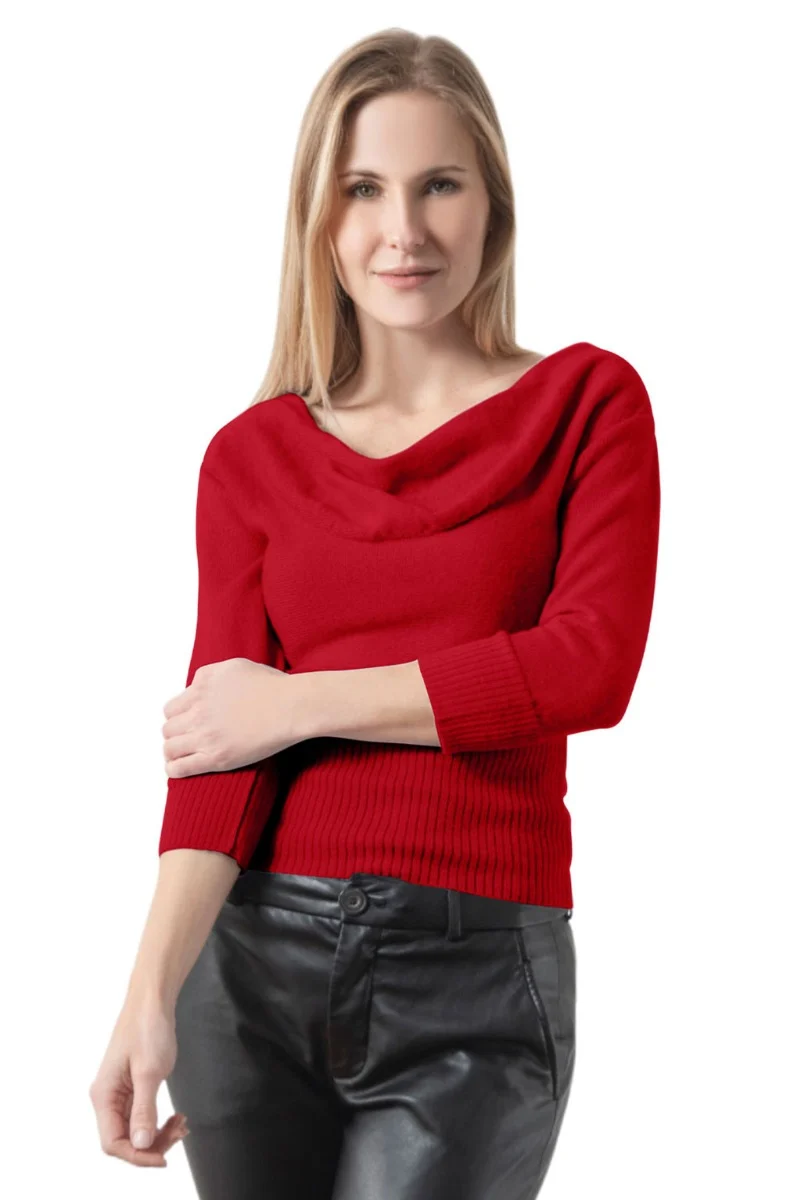 Waterfall Baby Alpaca Sweater - Image 10