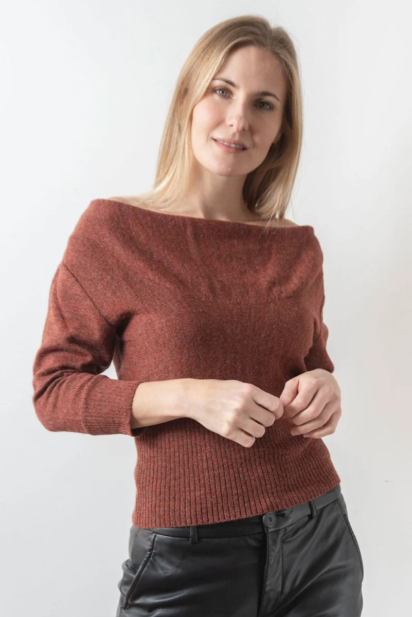 Waterfall Baby Alpaca Sweater - Image 5