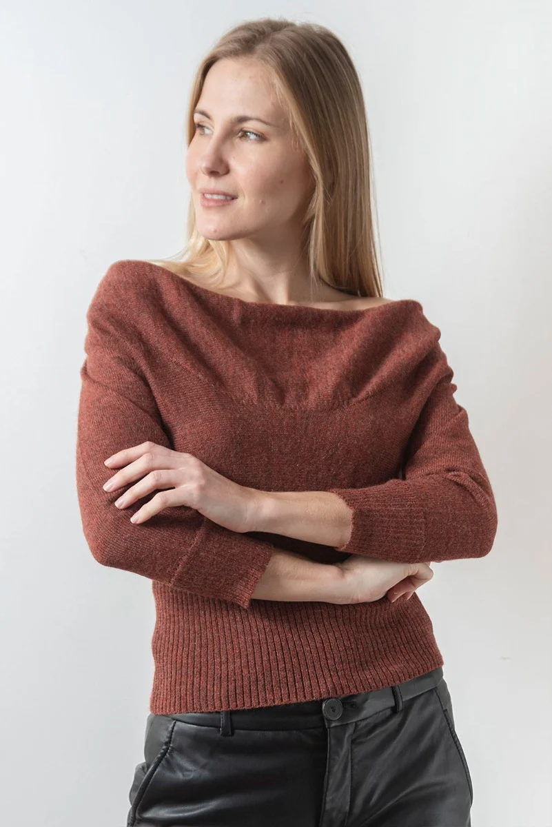 Waterfall Baby Alpaca Sweater - Image 6
