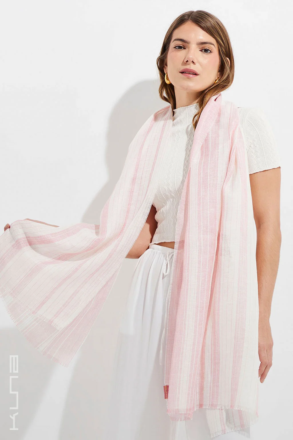 Yoga Linen & Baby Alpaca Wrap/Scarf - Image 3