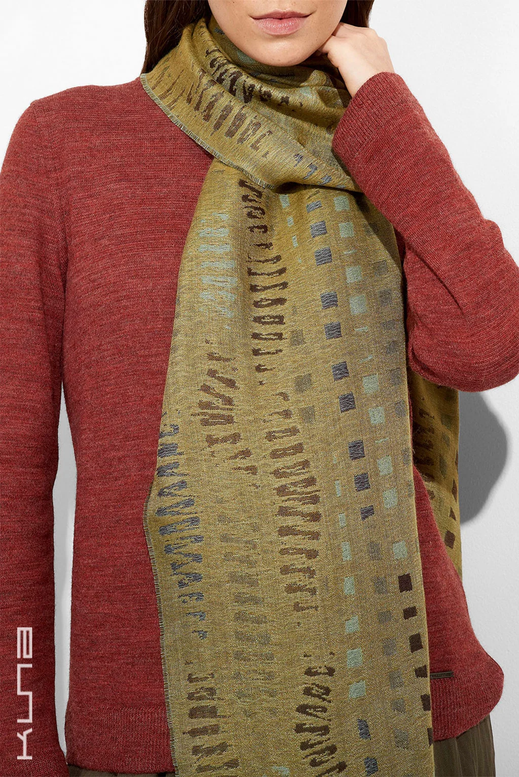 Zane Baby Alpaca & Silk Wrap/Scarf - Image 2