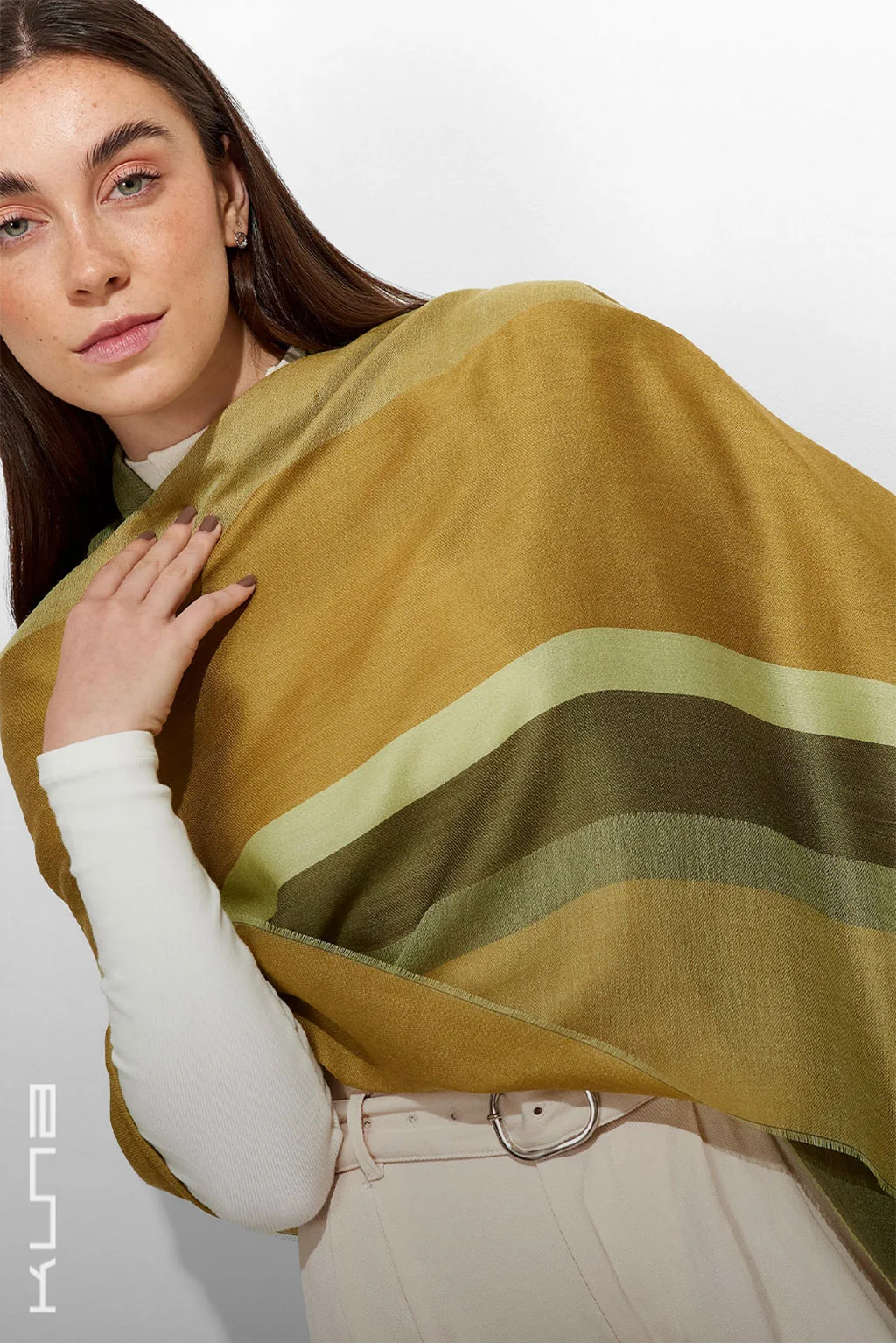 Zarry Baby Alpaca & Silk Wrap/Scarf - Image 2