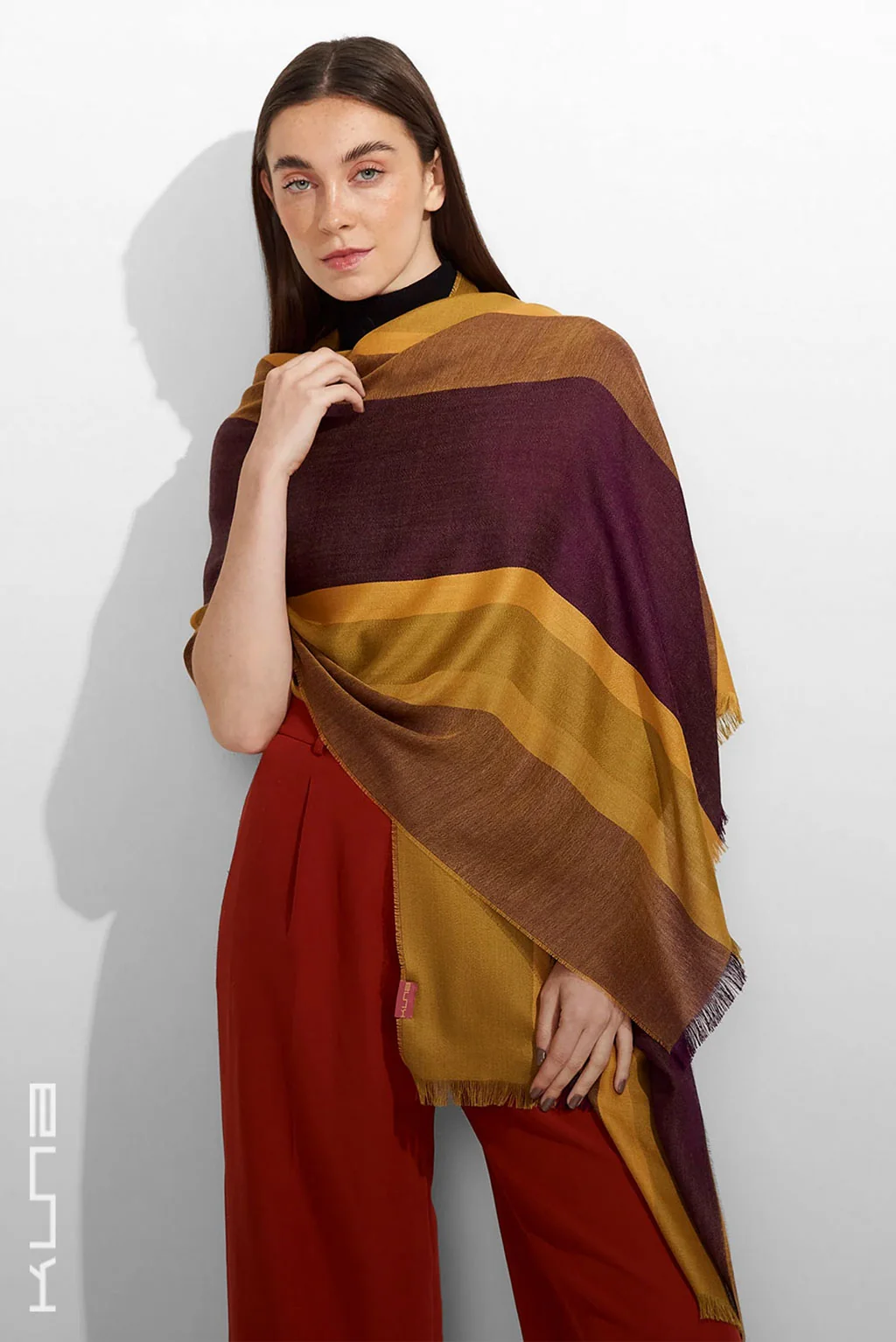 Zarry Baby Alpaca & Silk Wrap/Scarf - Image 4