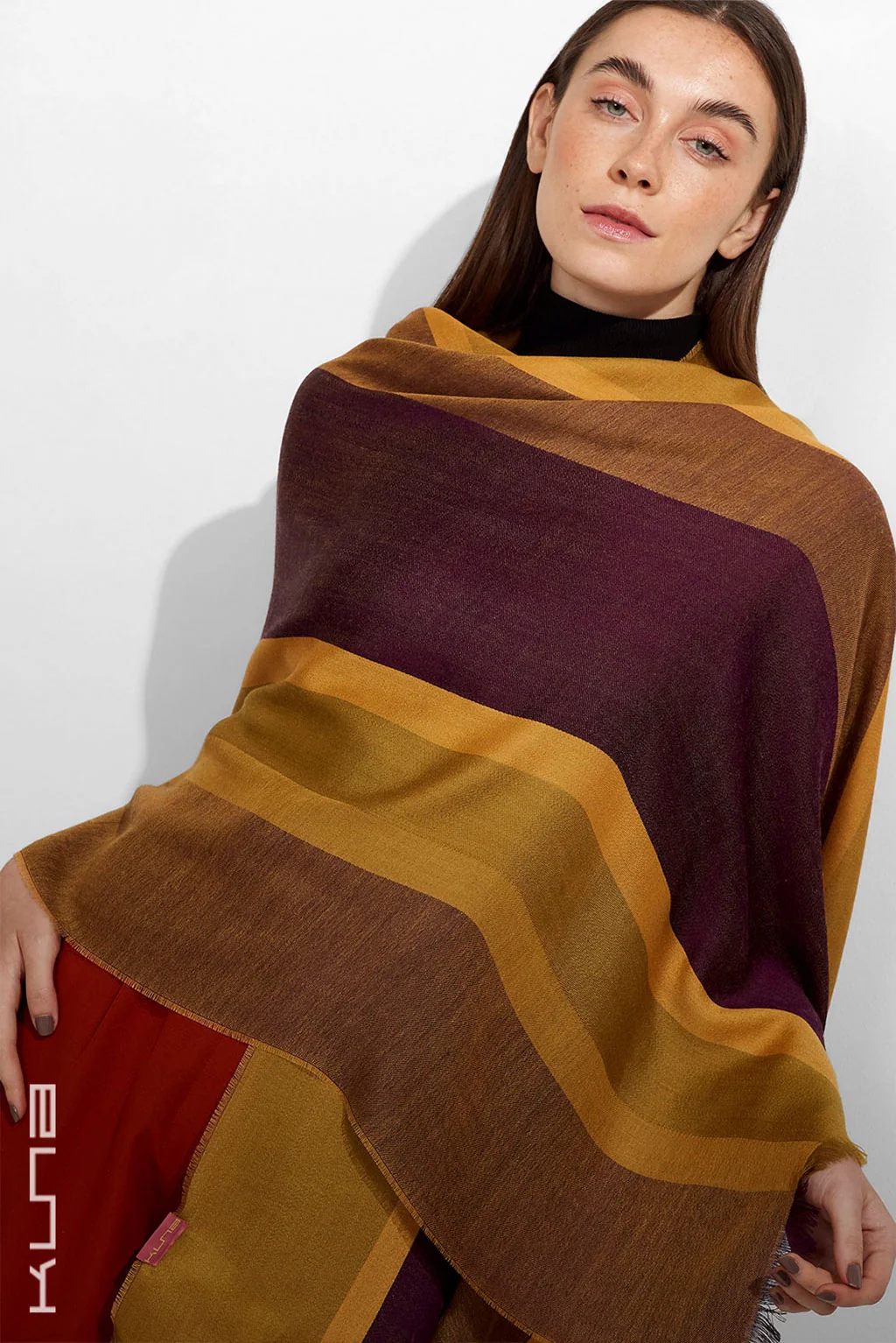 Zarry Baby Alpaca & Silk Wrap/Scarf - Image 5