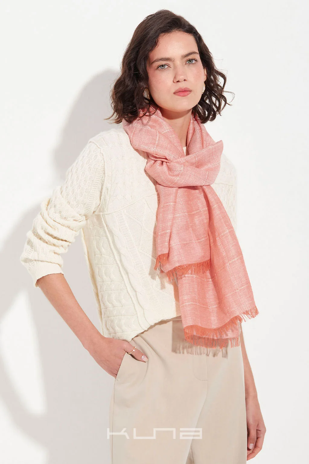 Zoda Baby Alpaca & Silk Wrap/Scarf - Image 2