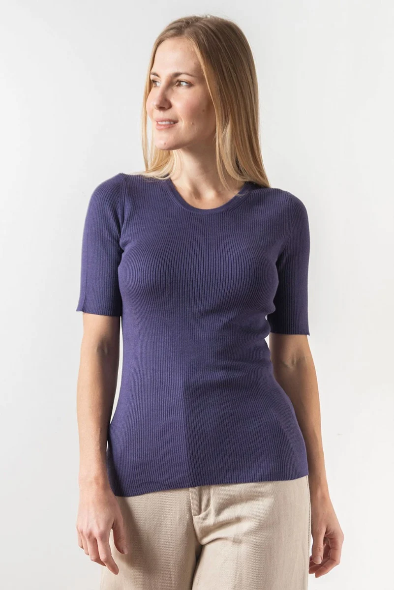 Zoe Short Sleeve Cotton T-shirt - Image 5