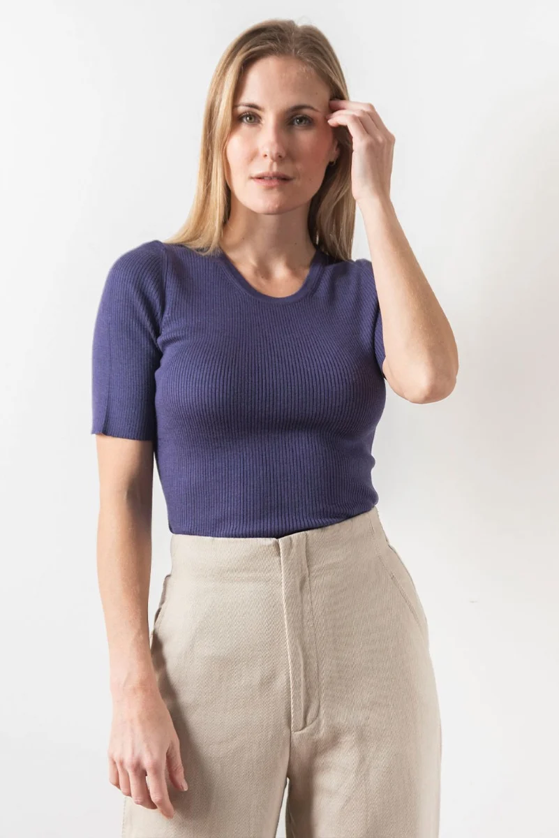 Zoe Short Sleeve Cotton T-shirt - Image 7
